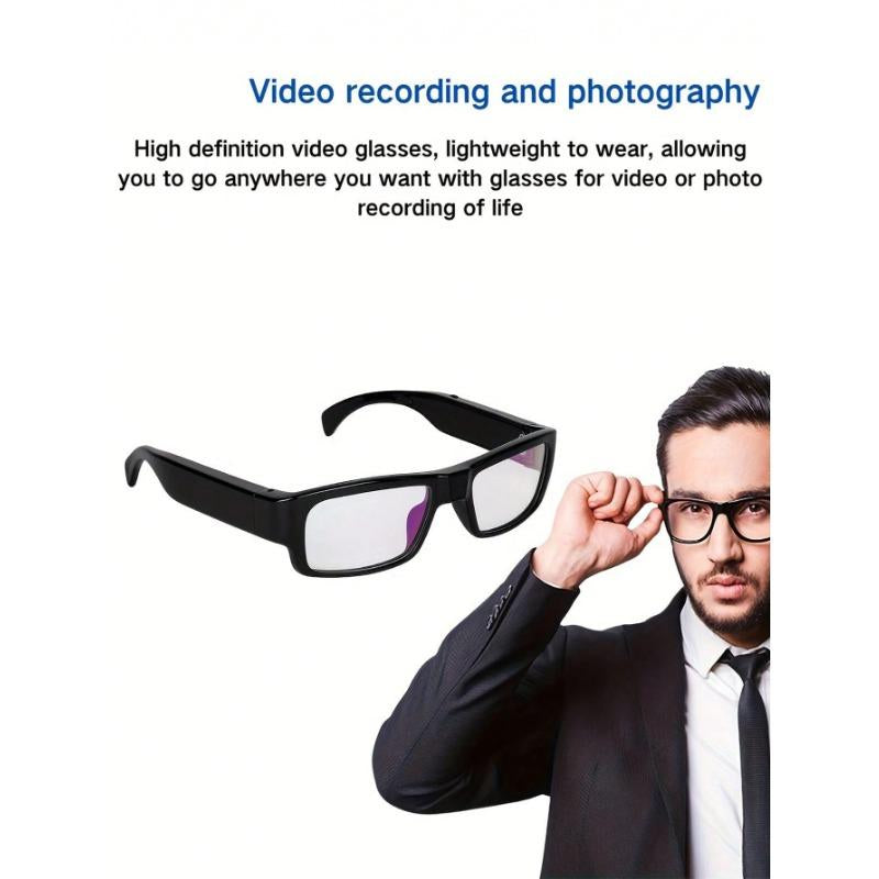 1080P HD Smart Glasses – Built-In Video Recorder, 64GB Memory Card Included, Hands-Free Recording for Outdoor Sports & Adventures – Holiday Gift