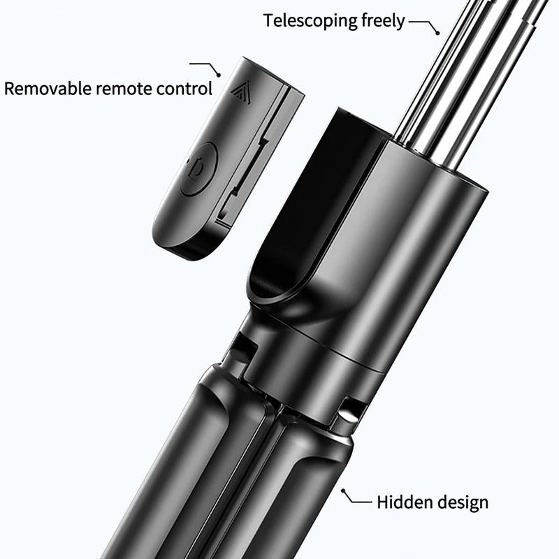 Divinelife Wireless Tripod Selfie Stick with Built-In Remote for Smartphones - Accessories Compact Cellphone