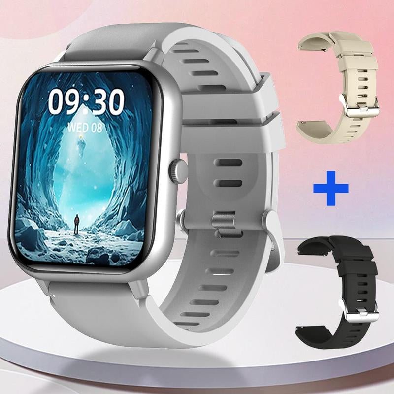 1.83" Fashion Touch Screen Smart Watch for Fall Gift, Digital Fitness Watches with Call Function 100+ Sports Modes DIY Watch Dials Messages Reminder Multifunctional Smartwatch for Men Women, Tracker Smartwatch, Fitness Watch