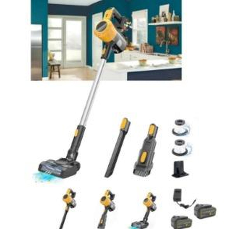 Dewalt 20V PLBT Vacuum Cleaner for Home with Wall Bracket, Stickvacuum Cleaner for Hard Floors, 6In1 Cleaner, Dewalt 30KPA