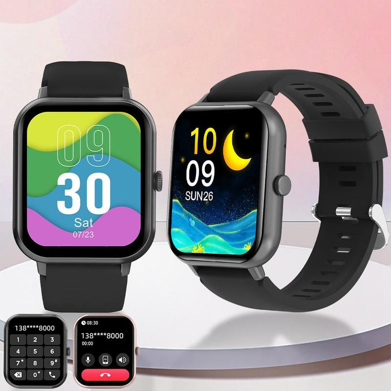 1.83" Fashion Touch Screen Smart Watch for Fall Gift, Digital Fitness Watches with Call Function 100+ Sports Modes DIY Watch Dials Messages Reminder Multifunctional Smartwatch for Men Women, Tracker Smartwatch, Fitness Watch