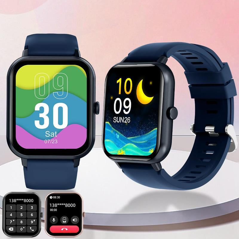 1.83" Fashion Touch Screen Smart Watch for Fall Gift, Digital Fitness Watches with Call Function 100+ Sports Modes DIY Watch Dials Messages Reminder Multifunctional Smartwatch for Men Women, Tracker Smartwatch, Fitness Watch