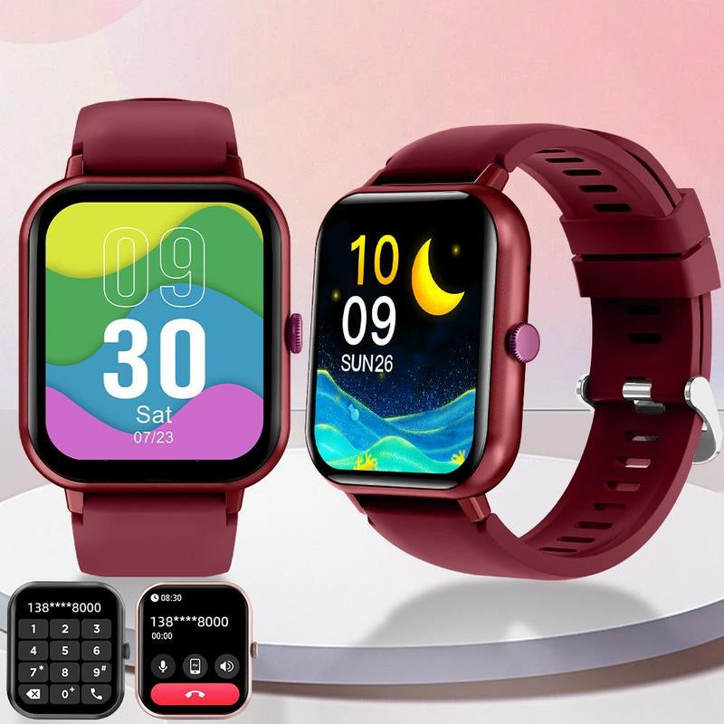 1.83" Fashion Touch Screen Smart Watch for Fall Gift, Digital Fitness Watches with Call Function 100+ Sports Modes DIY Watch Dials Messages Reminder Multifunctional Smartwatch for Men Women, Tracker Smartwatch, Fitness Watch