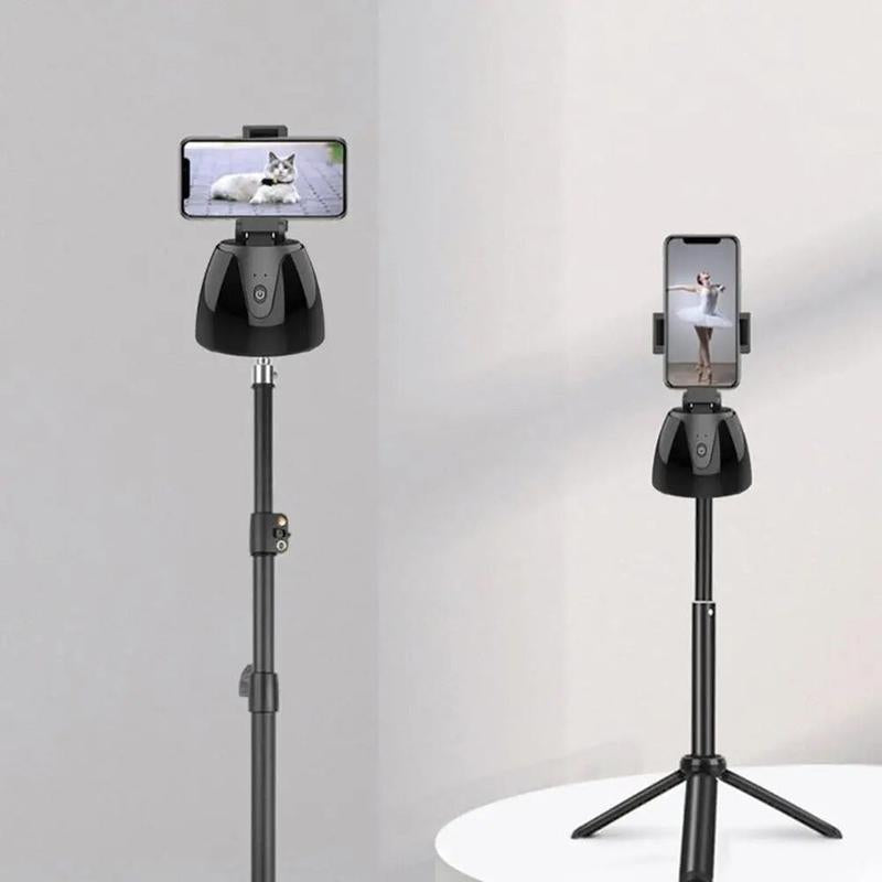 Automatic Smart Selfie Stick 360° Rotation Auto Object Face Tracking Holder Camera Mobile Phone Vlog Tripod for Video Recording