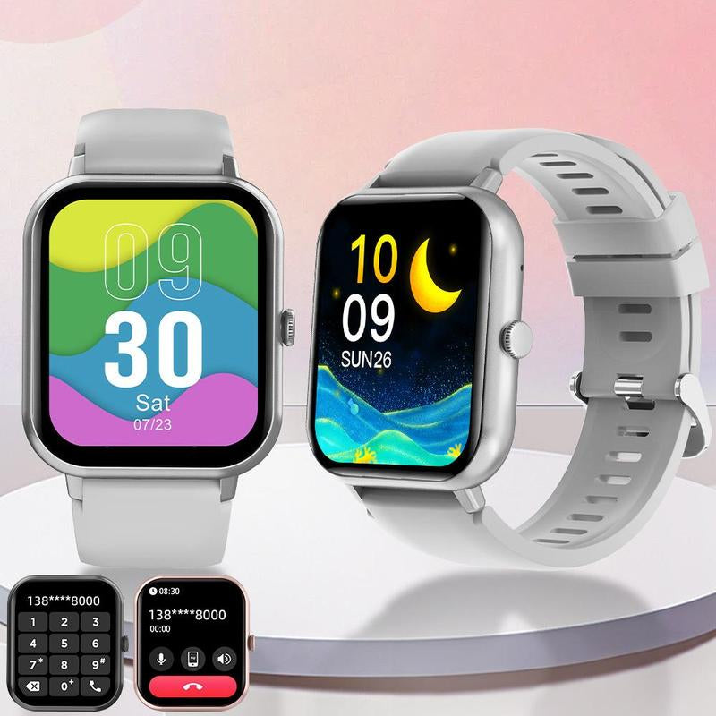 1.83" Fashion Touch Screen Smart Watch for Fall Gift, Digital Fitness Watches with Call Function 100+ Sports Modes DIY Watch Dials Messages Reminder Multifunctional Smartwatch for Men Women, Tracker Smartwatch, Fitness Watch