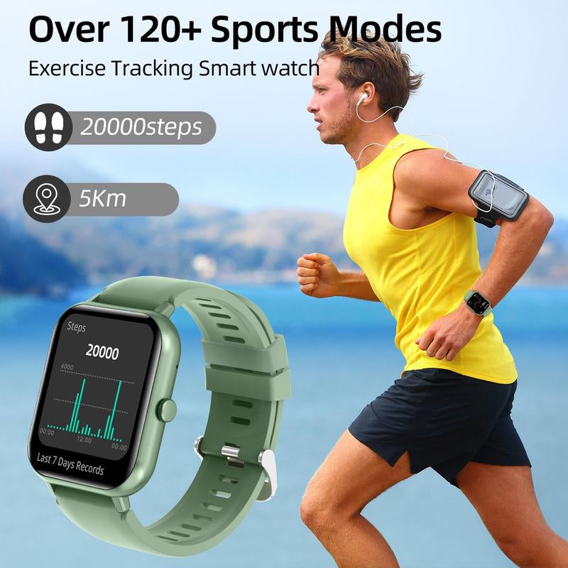 1.83" Fashion Touch Screen Smart Watch for Fall Gift, Digital Fitness Watches with Call Function 100+ Sports Modes DIY Watch Dials Messages Reminder Multifunctional Smartwatch for Men Women, Tracker Smartwatch, Fitness Watch