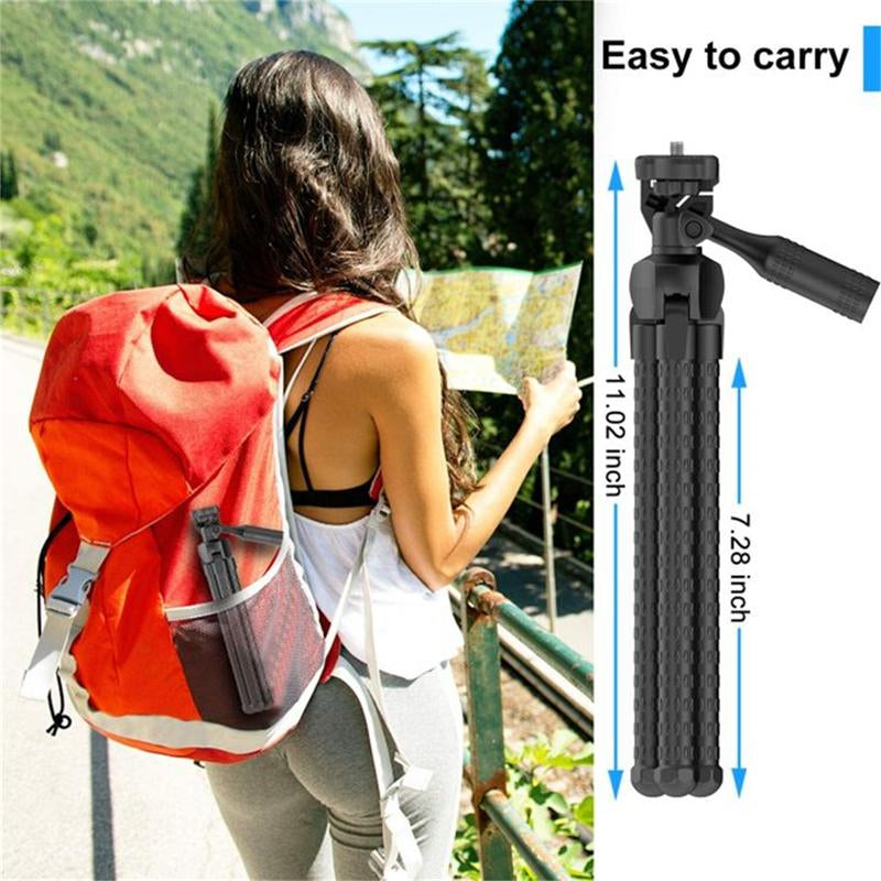 Selfie Stick Portable Mobile Phone Tripod Self Timer Remote Flexible Adjustable Cell Phone Holder for Smartphone with Wireless Remote Shutter