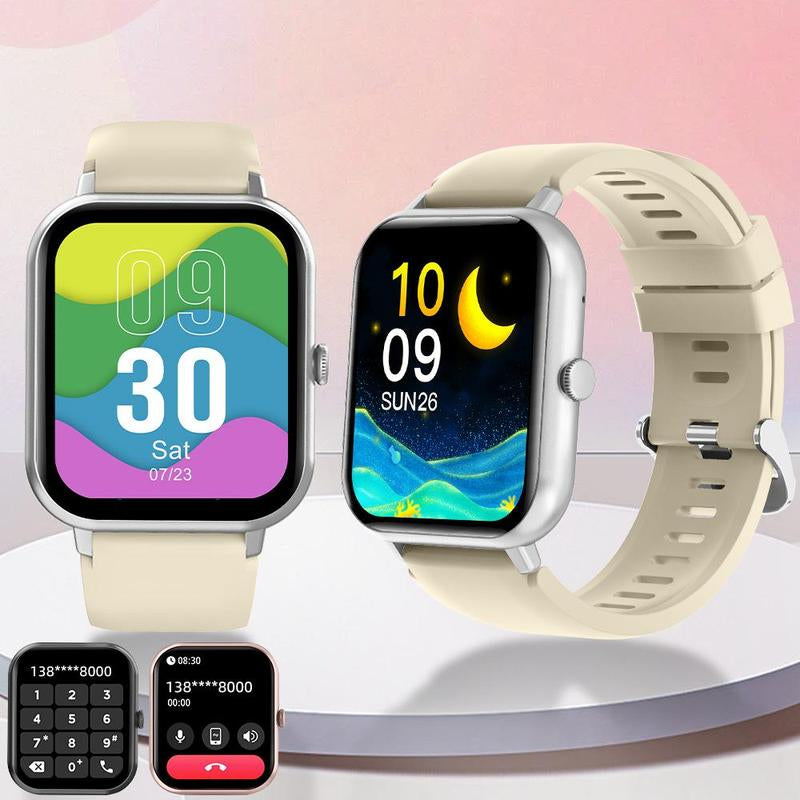 1.83" Fashion Touch Screen Smart Watch for Fall Gift, Digital Fitness Watches with Call Function 100+ Sports Modes DIY Watch Dials Messages Reminder Multifunctional Smartwatch for Men Women, Tracker Smartwatch, Fitness Watch