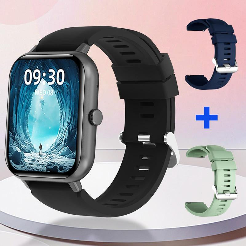 1.83" Fashion Touch Screen Smart Watch for Fall Gift, Digital Fitness Watches with Call Function 100+ Sports Modes DIY Watch Dials Messages Reminder Multifunctional Smartwatch for Men Women, Tracker Smartwatch, Fitness Watch