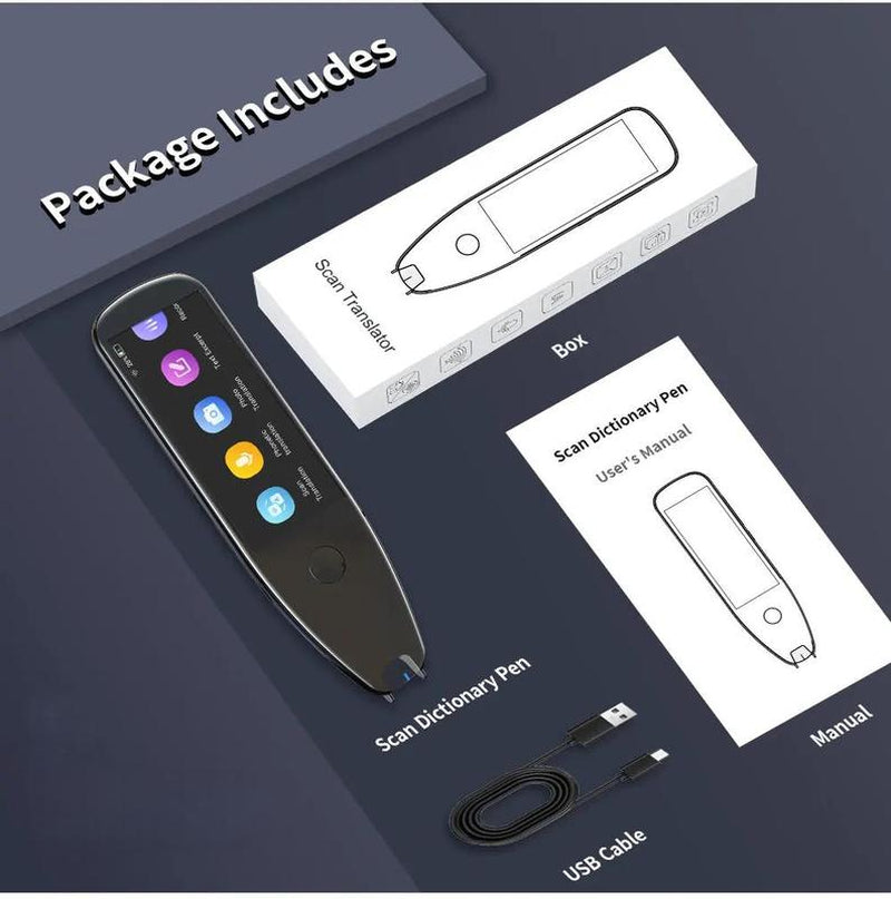 2024 Instant Voice Translation, Multi-Purpose Translation Device, Adult Student Intelligent Translation Support for Wifi and 112 Languages