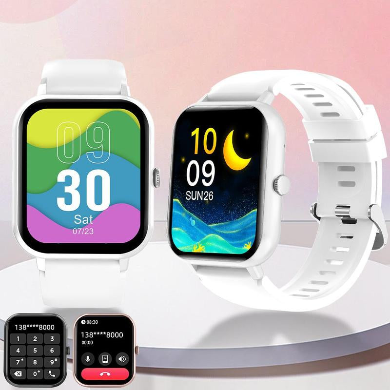 1.83" Fashion Touch Screen Smart Watch for Fall Gift, Digital Fitness Watches with Call Function 100+ Sports Modes DIY Watch Dials Messages Reminder Multifunctional Smartwatch for Men Women, Tracker Smartwatch, Fitness Watch