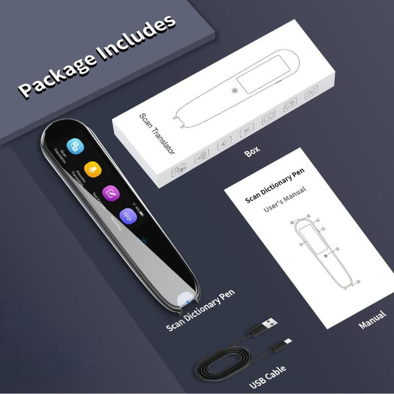 2024 Instant Voice Translation, Multi-Purpose Translation Device, Adult Student Intelligent Translation Support for Wifi and 112 Languages