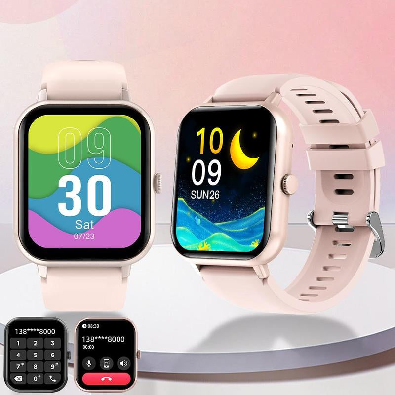 1.83" Fashion Touch Screen Smart Watch for Fall Gift, Digital Fitness Watches with Call Function 100+ Sports Modes DIY Watch Dials Messages Reminder Multifunctional Smartwatch for Men Women, Tracker Smartwatch, Fitness Watch