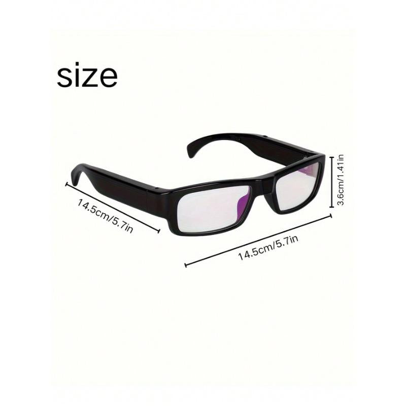 1080P HD Smart Glasses – Built-In Video Recorder, 64GB Memory Card Included, Hands-Free Recording for Outdoor Sports & Adventures – Holiday Gift