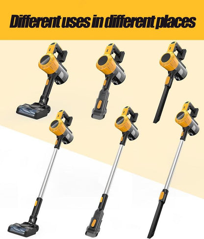 Dewalt 20V PLBT Vacuum Cleaner for Home with Wall Bracket, Stickvacuum Cleaner for Hard Floors, 6In1 Cleaner, Dewalt 30KPA