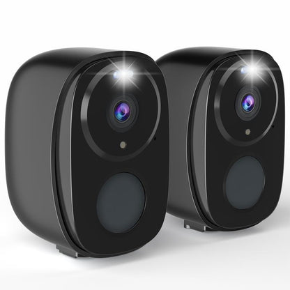 2K HD Wireless Outdoor Security Camera Work with Alexa, Home Security Surveillance Camera with Color Night Vision/ 2-Way Audio/Motion Detection/ Siren