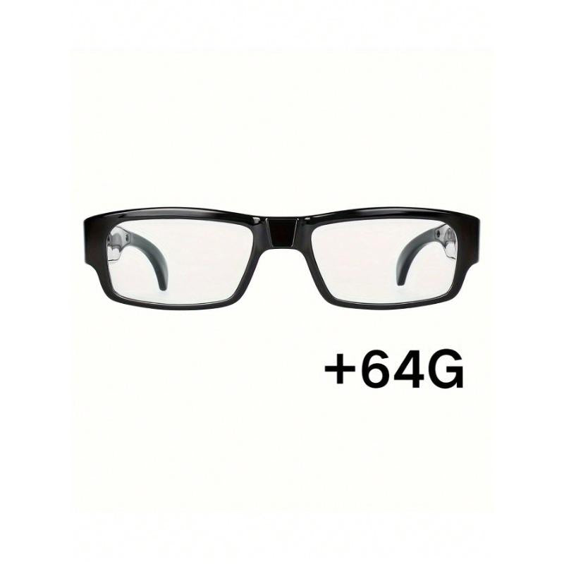 1080P HD Smart Glasses – Built-In Video Recorder, 64GB Memory Card Included, Hands-Free Recording for Outdoor Sports & Adventures – Holiday Gift