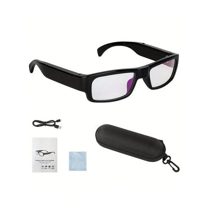 1080P HD Smart Glasses – Built-In Video Recorder, 64GB Memory Card Included, Hands-Free Recording for Outdoor Sports & Adventures – Holiday Gift
