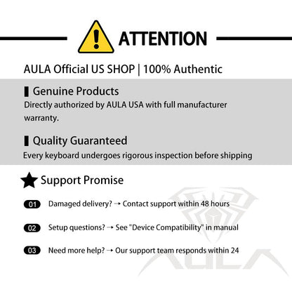 Aula F75 MAX Wireless Mechanical Keyboard 75% Layout Hot Swappable RGB Backlit Gasket Design TFT Screen Knob for PC Mac Linux