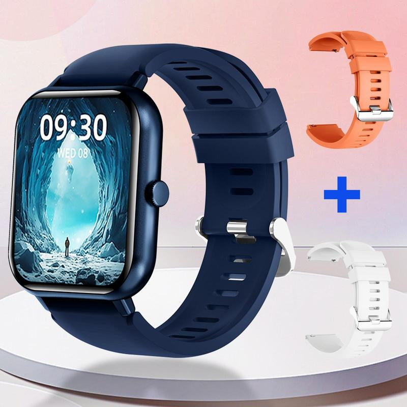 1.83" Fashion Touch Screen Smart Watch for Fall Gift, Digital Fitness Watches with Call Function 100+ Sports Modes DIY Watch Dials Messages Reminder Multifunctional Smartwatch for Men Women, Tracker Smartwatch, Fitness Watch