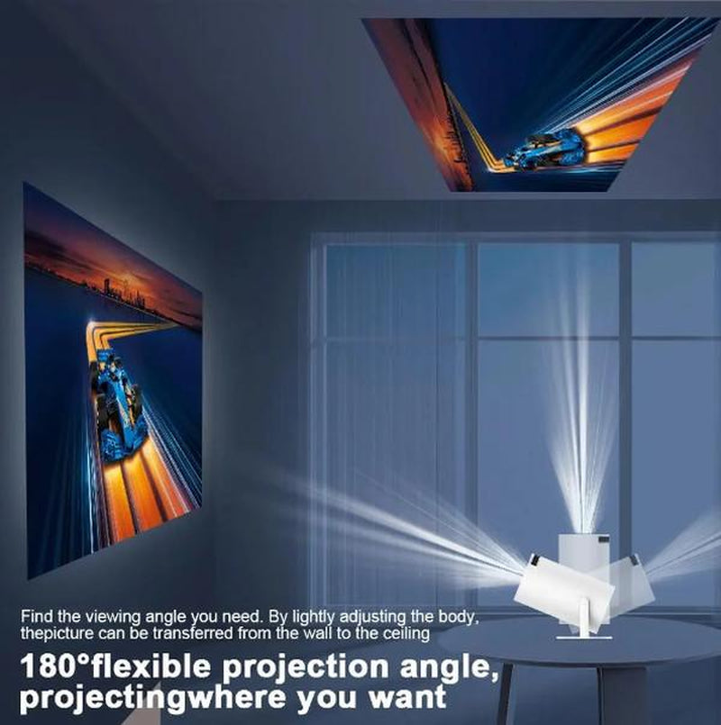 [US Warehouse] Magcubic 4K HY300 Pro Portable Projector Native 1280*720P Android 11 Dual Wifi6 290ANSI Built-In Speaker&Appstore Allwinner H713 BT5.4 Cinema Outdoor Mini Projetor WIFI6 Remote Control Included Projector 2025